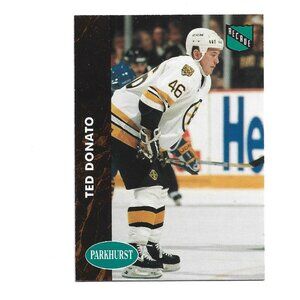 1992 French Parkhurst Ted Donato Boston Bruins Rookie Hockey Card [h54]